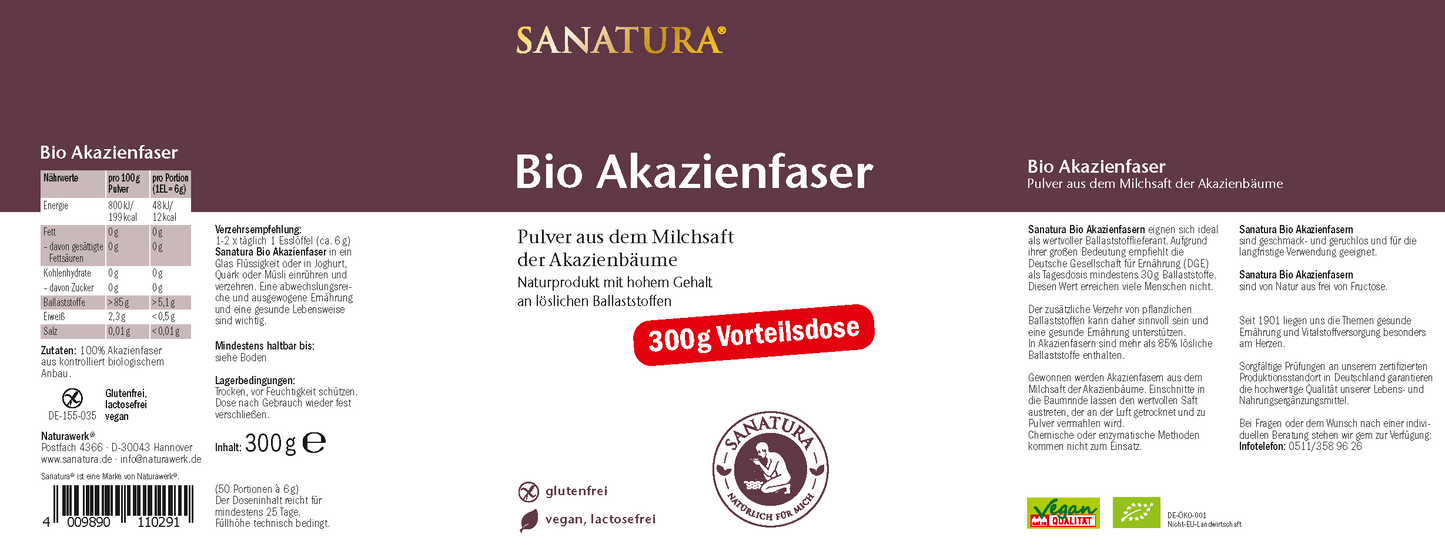 Sanatura Bio Akazienfaser Vorteilsdose
