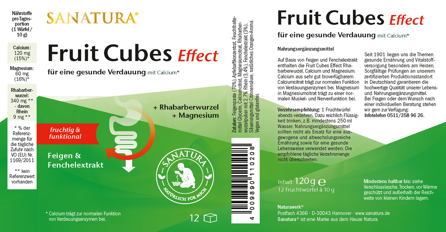 Sanatura Fruit Cubes effect 12er