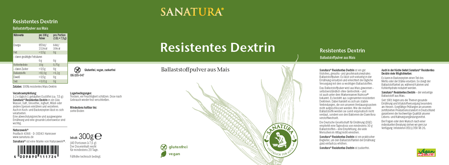 Sanatura Resistentes Dextrin 300g