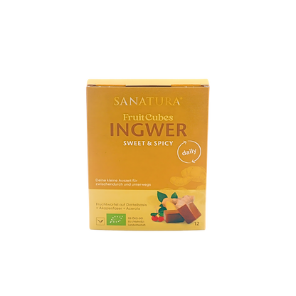 Sanatura FruitCubes Bio Ingwer 12er