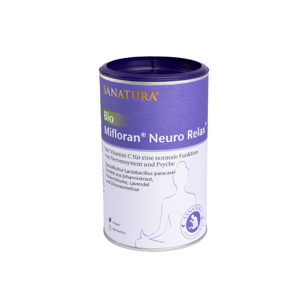Bio Mifloran Neuro Relax* 200g - Spezial-Milchsäurekulturen mit Pflanzenextrakten, Ballaststoffen & natürlichem Acerola-Vitamin C
