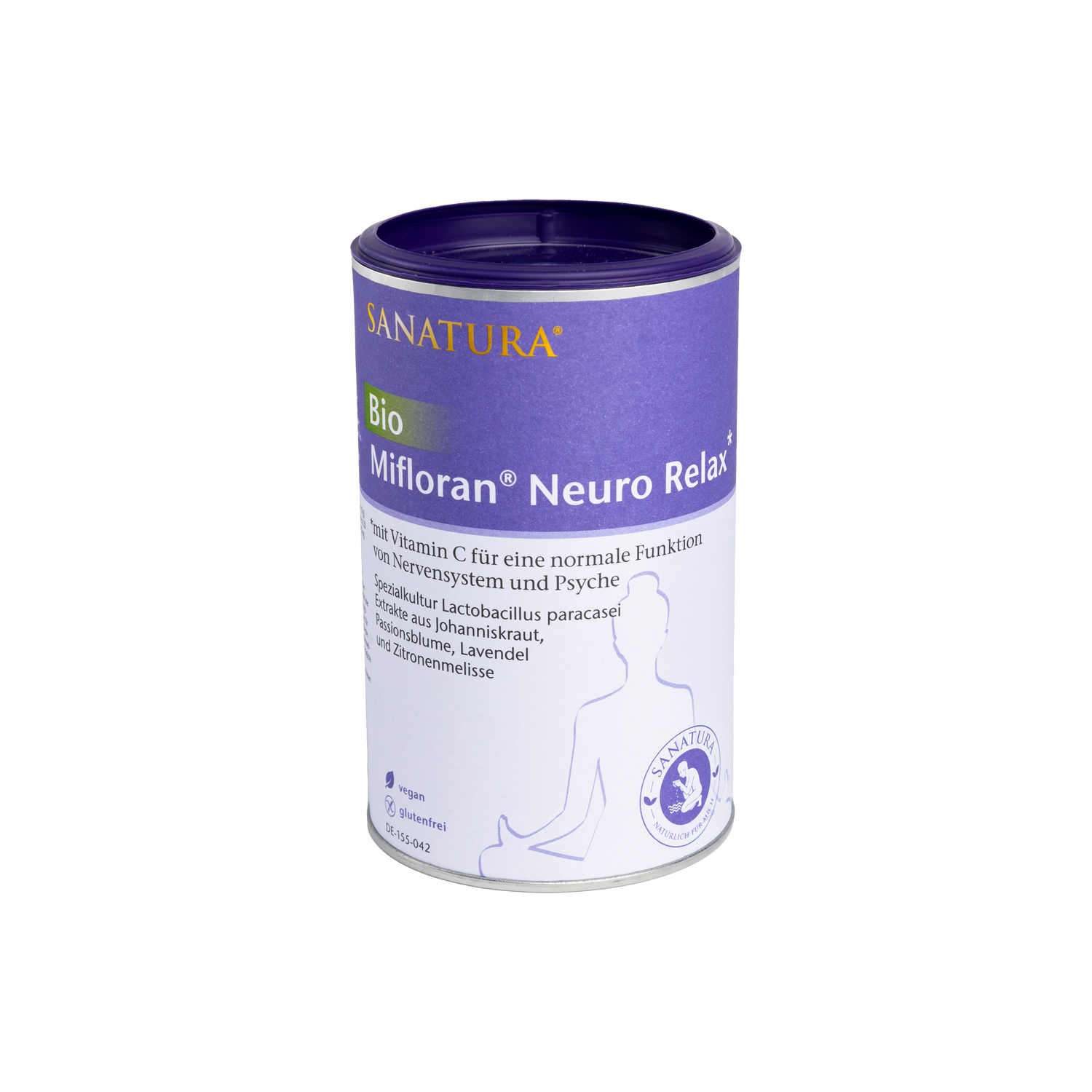 Bio Mifloran Neuro Relax* 200g - Spezial-Milchsäurekulturen mit Pflanzenextrakten, Ballaststoffen & natürlichem Acerola-Vitamin C