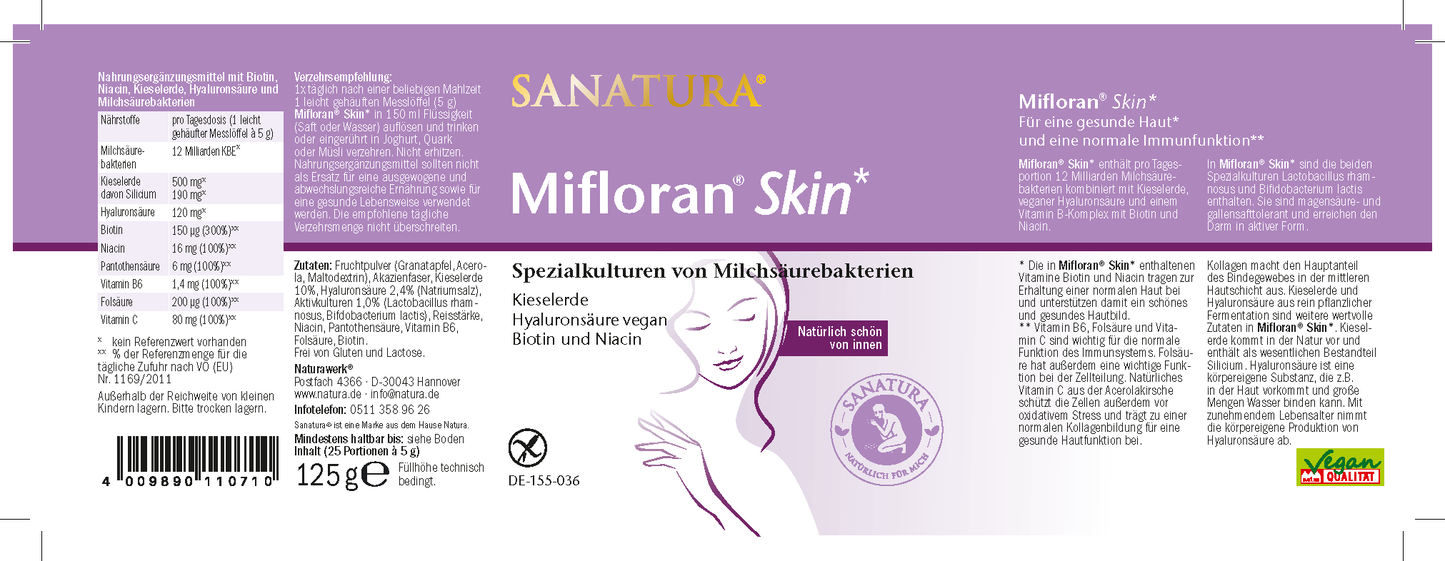 Sanatura Mifloran Skin* 125g
